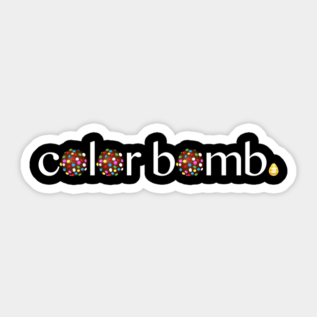 color bomb Sticker by LaughingDevil